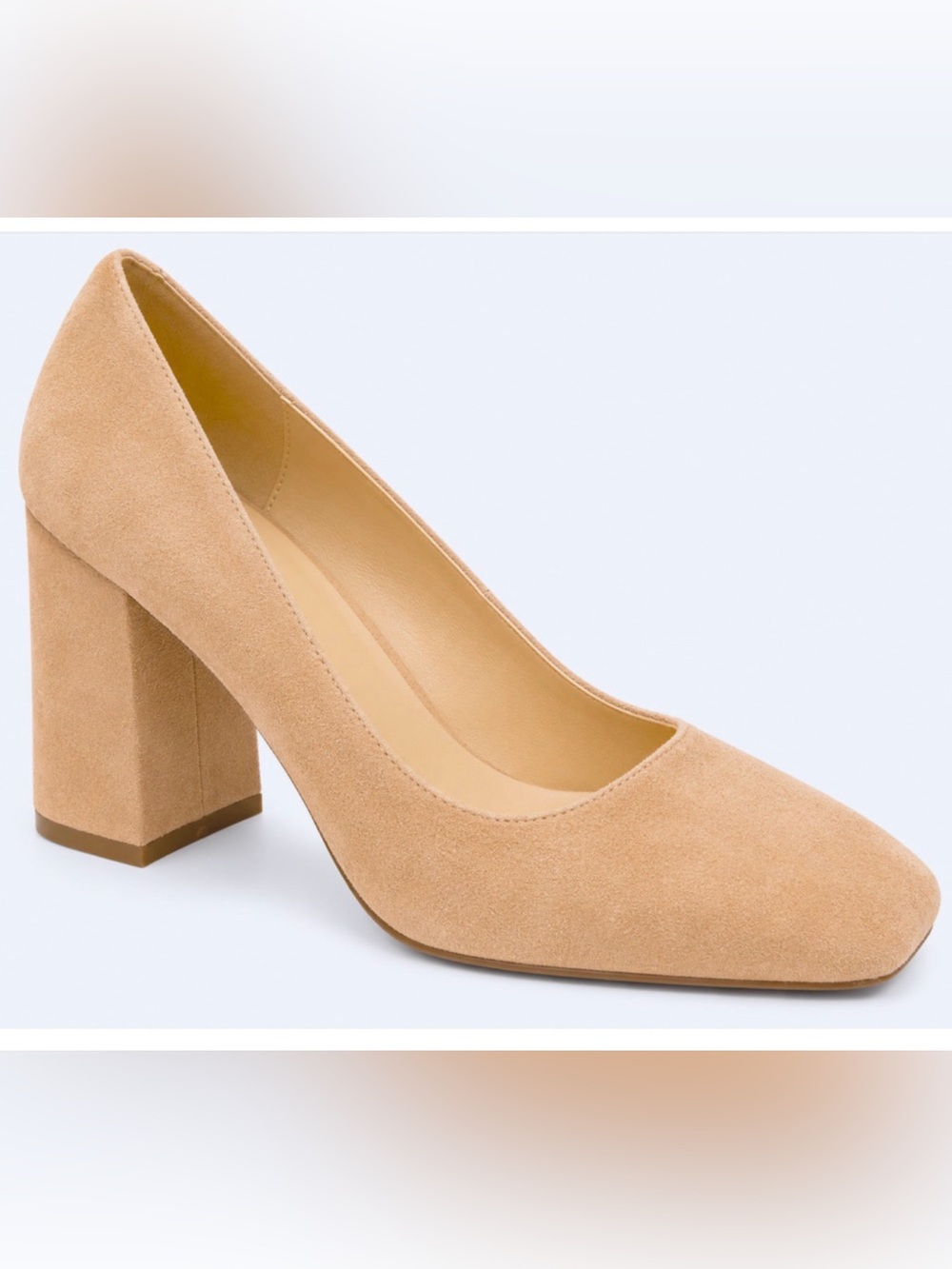 NEW ANN TAYLOR SUEDE HIGH BLOCK HEEL SUEDE PUMPS HEELS SHOES SZ 10